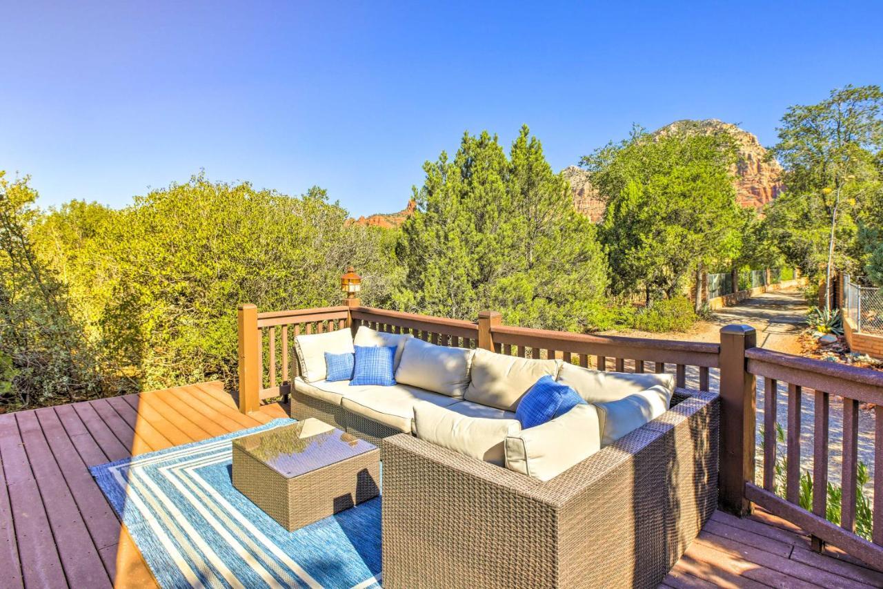 Bright Sedona Home With Deck And Mountain Views! ภายนอก รูปภาพ